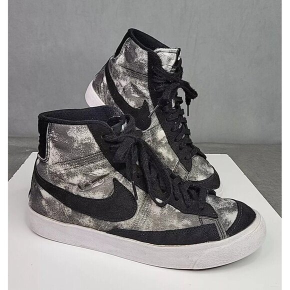Nike Other - Nike Blazer '77 Mid ID By You Men's Size 7 Black/Grey Print DN4115-991